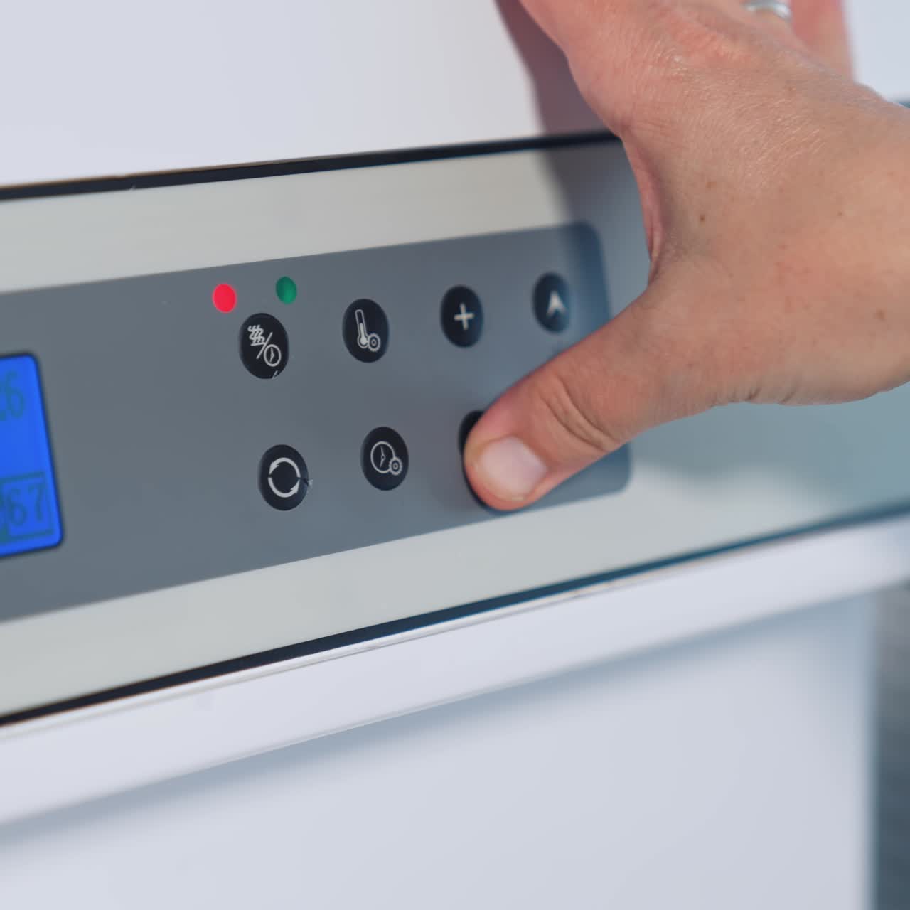 Analyzing in laboratory at hospital. Research or analyzing a virus in laboratory at hospital