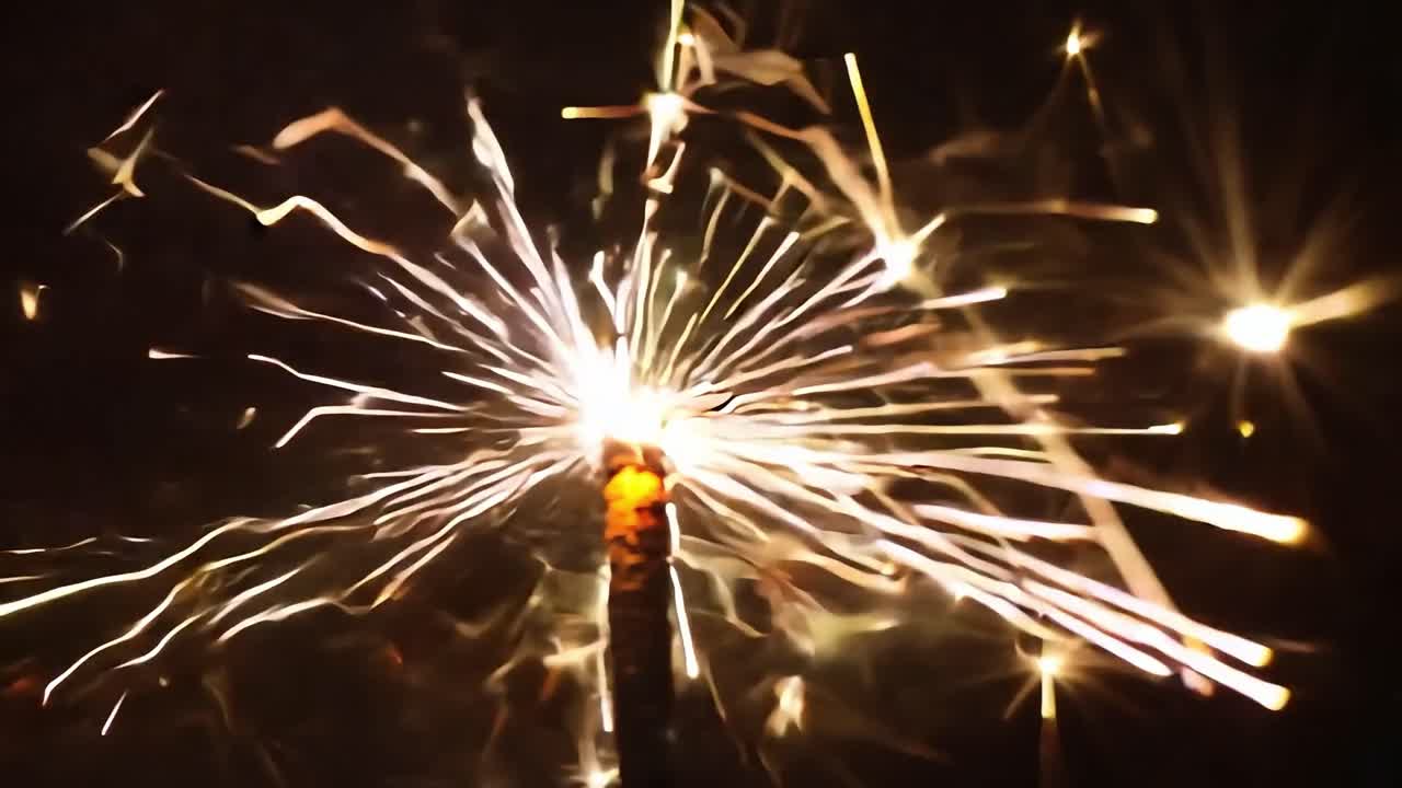 una chispa que arde en la oscuridad