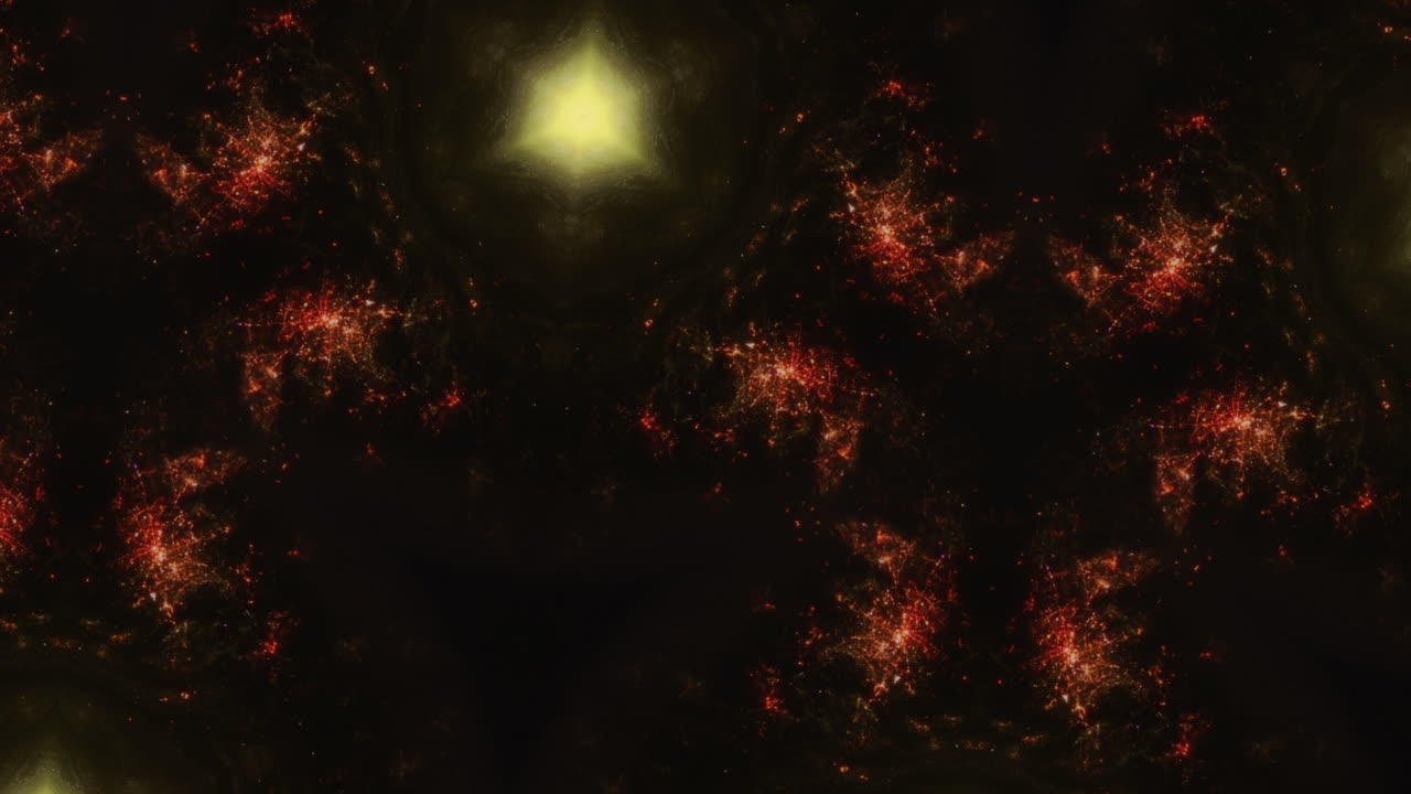 Abstract kaleidoscope animated pattern