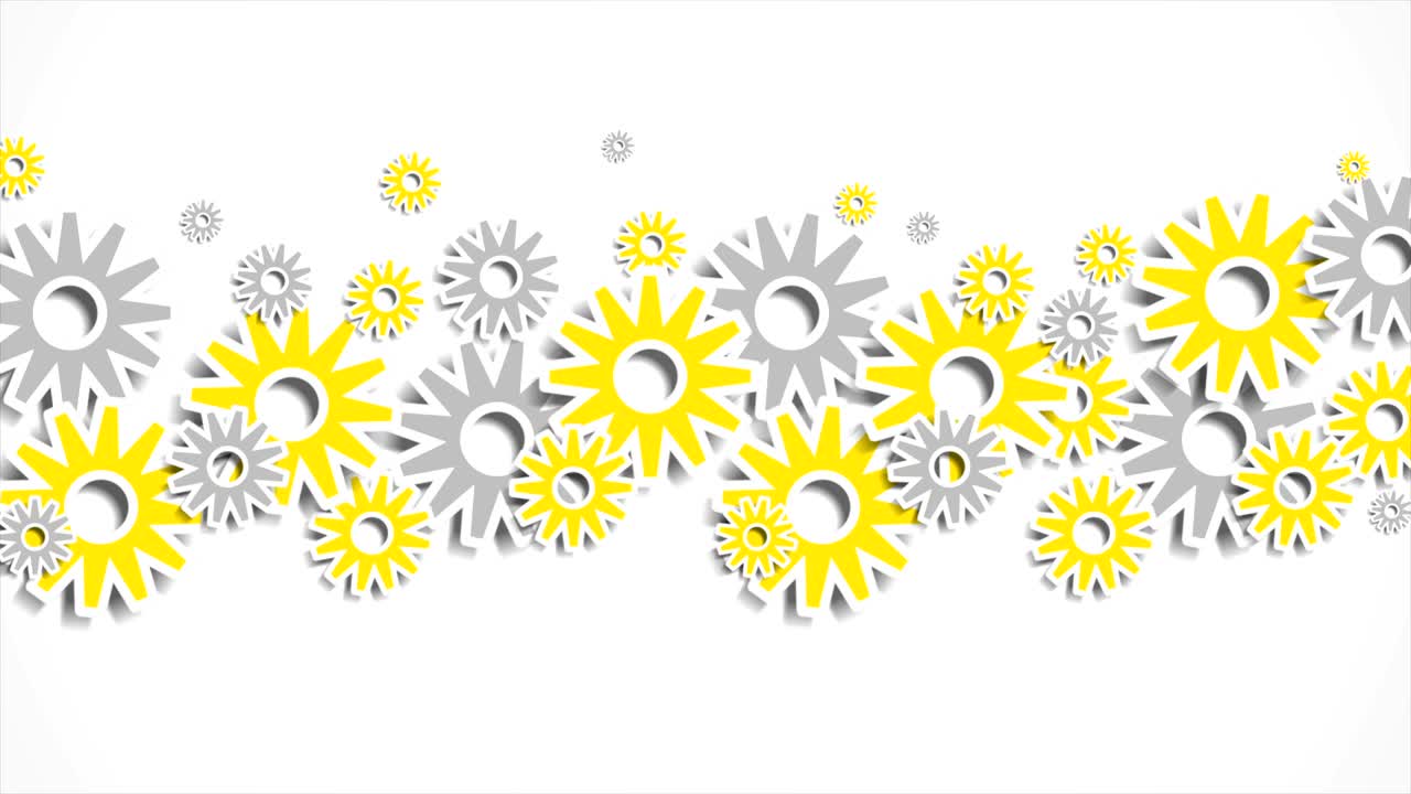 brillo abstracto tecnología engranajes mecanismo animación de video