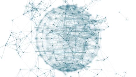 abstract network sphere