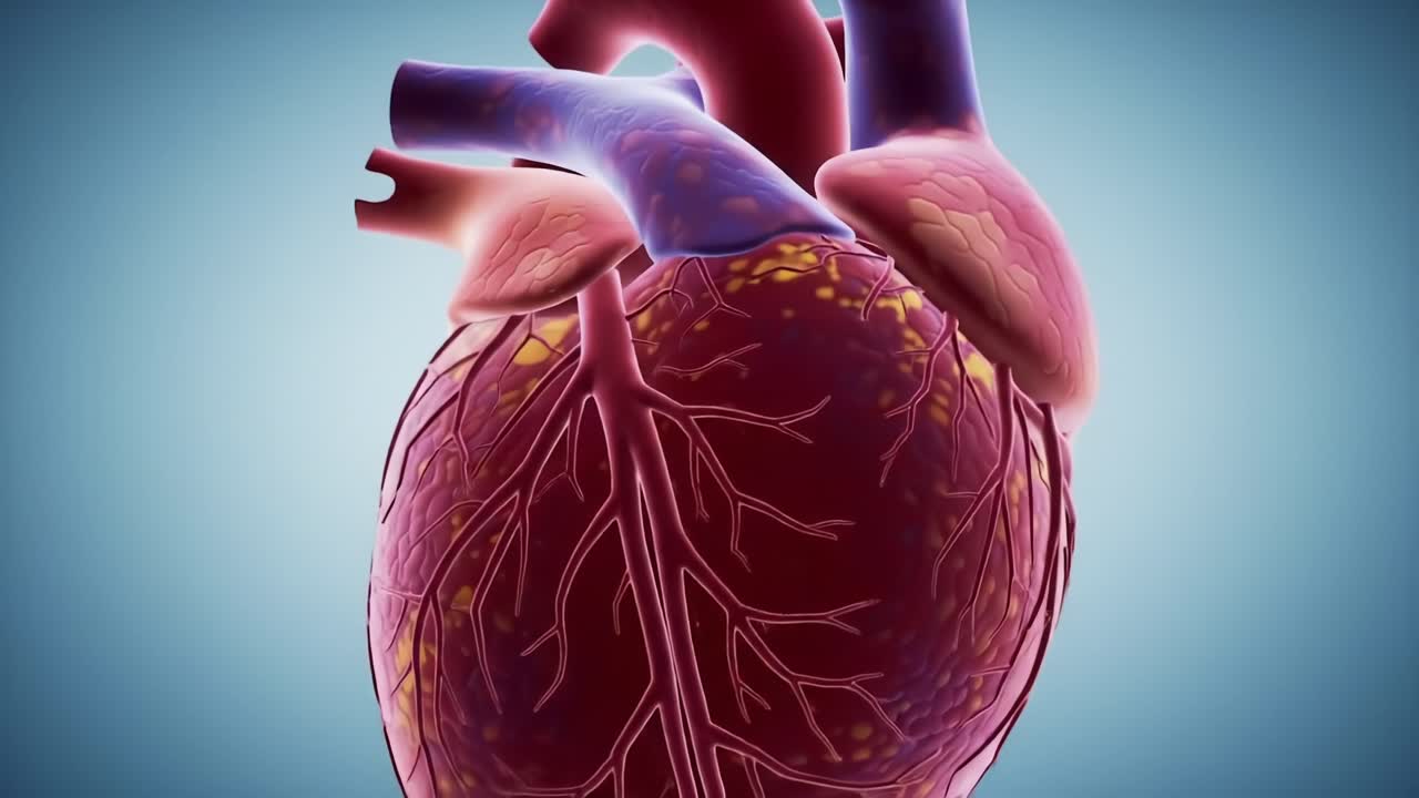 A Detailed Look at the Human Heart: Exploring the Intricacies of Cardiac Structure and Function in Stunning Visual Detail, from Aorta to Coronary Vessels
