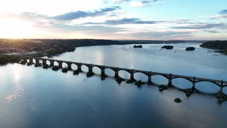 susquehanna river bridge spans lancaster and york county in pennsylvania usa