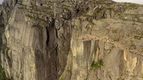 Aerial-footage-Pulpit-Rock-Preikestolen-Beautiful-Nature-Norway