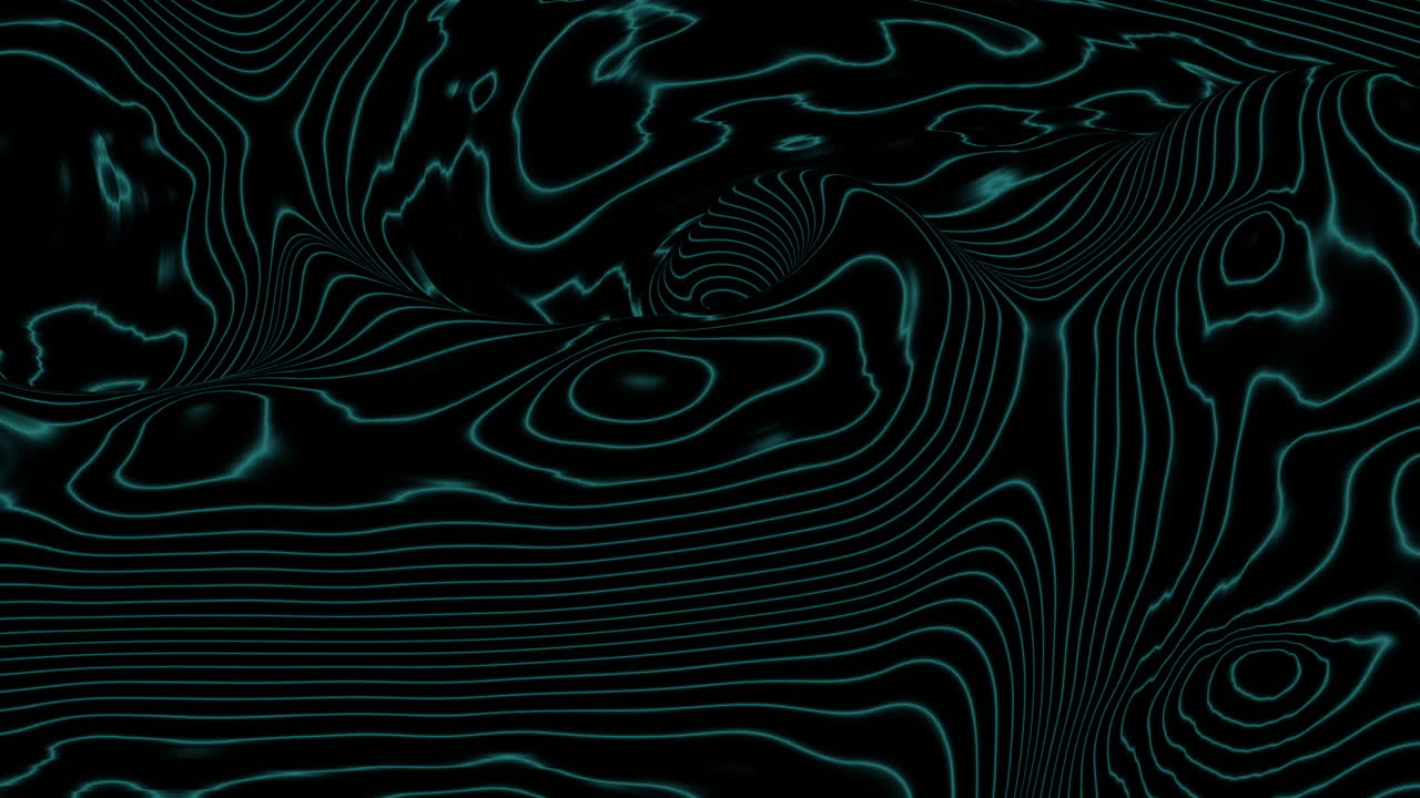 diseño abstracto negro y azul con líneas y formas arremolinadas