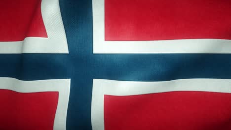 la bandera de noruega ondeando en el viento