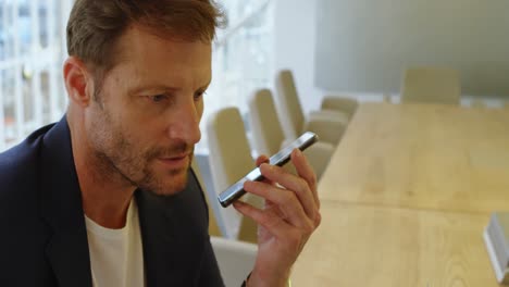 businessman talking on mobile phone 4k