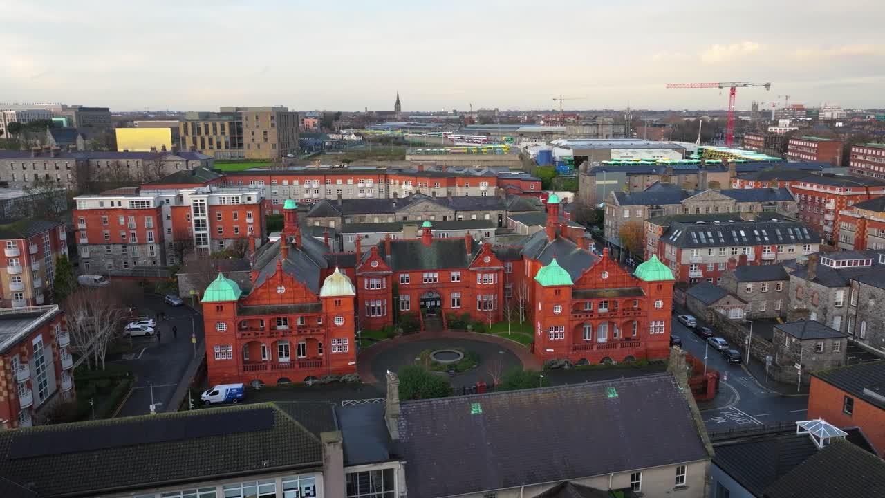 4K Cinematic Drone footage of The Richmond Education and Event Centre Dublin_01
