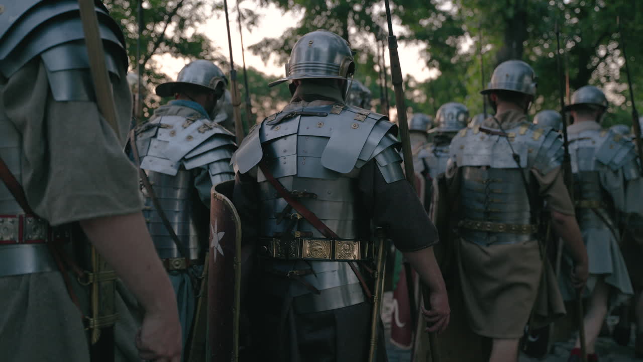 Roman Legionaries in Reenactment