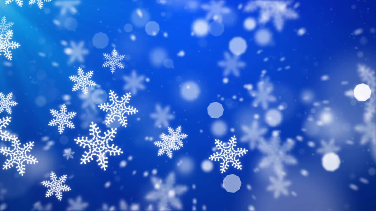 겨울 눈송이 배경