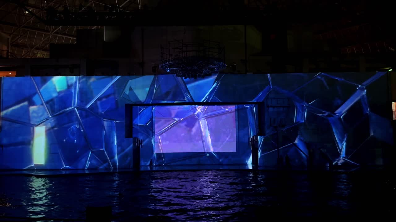 Immersive Water Show with Projection Mapping
