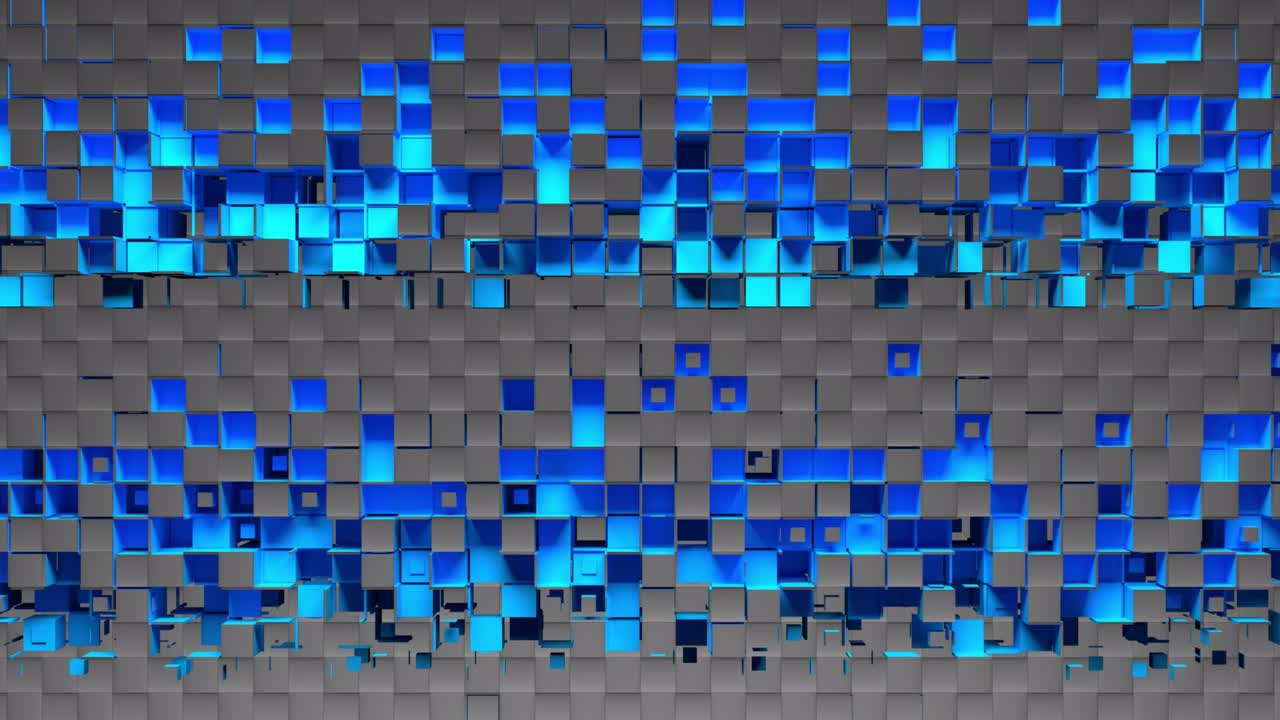 tiras abstractas de celdas de mosaico cuadradas en fondo de carbono