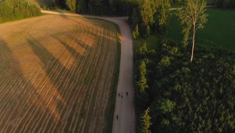 Drifting-away-at-the-woods-of-Oulanka-National-Park-Finland-aerial