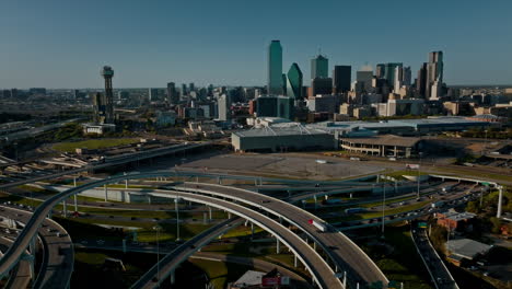 aerial view of dallas, texas