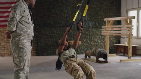 Military Personnel Training Session