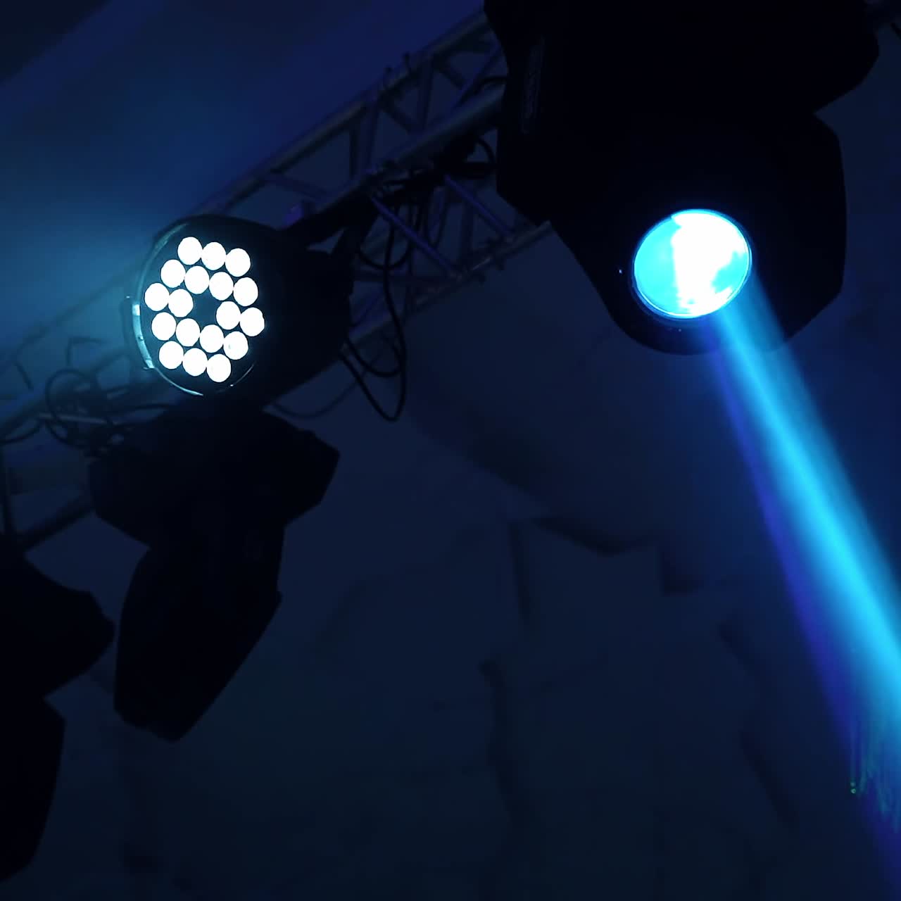 View of concert lighting