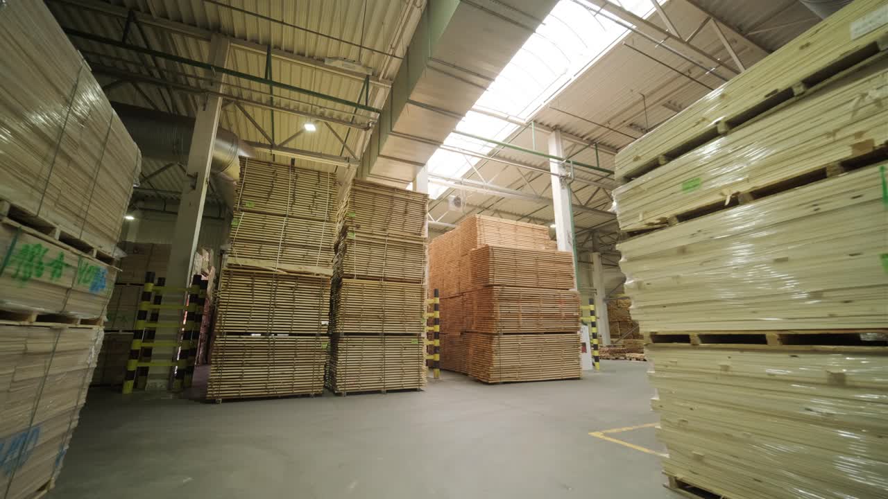 Industrial Warehouse Storage of Lumber and Wood Products