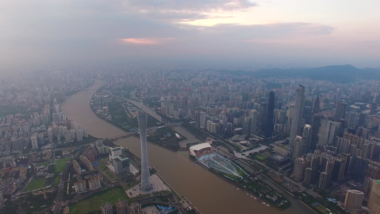 paisaje de la ciudad de guangzhou