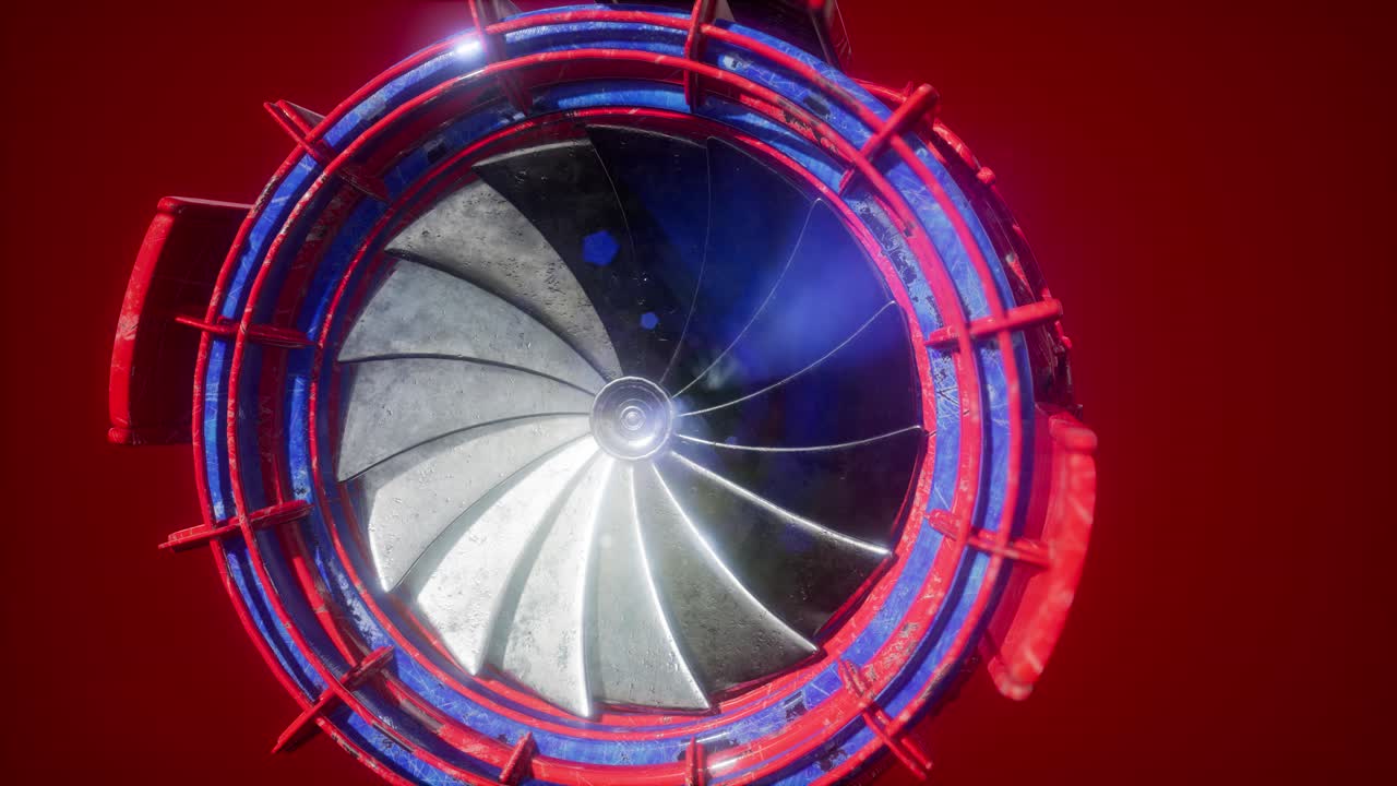 girar la turbina del motor a reacción