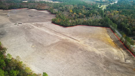 deforestación de bosques mixtos para monocultivos agrícolas aéreos