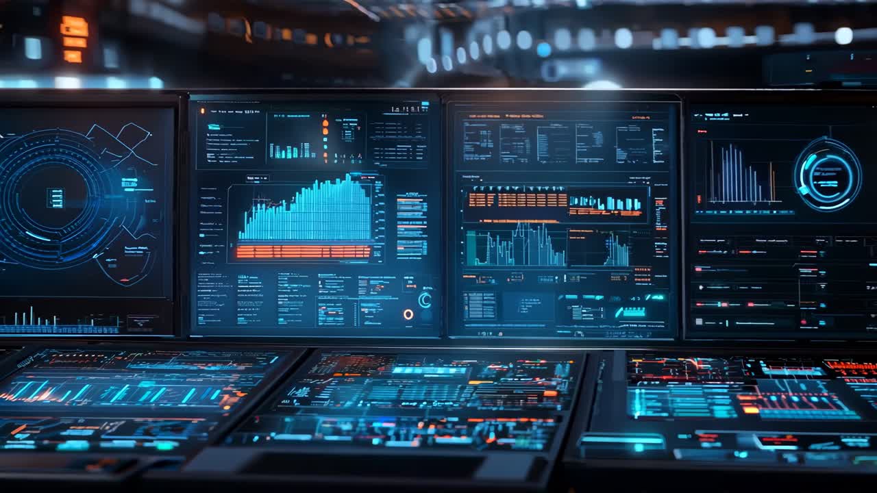 A bunch of monitors that are sitting on a table