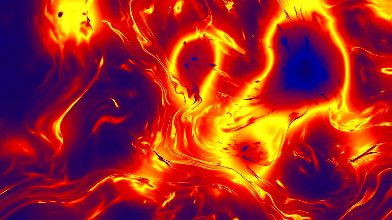 ink fire abstract 4k