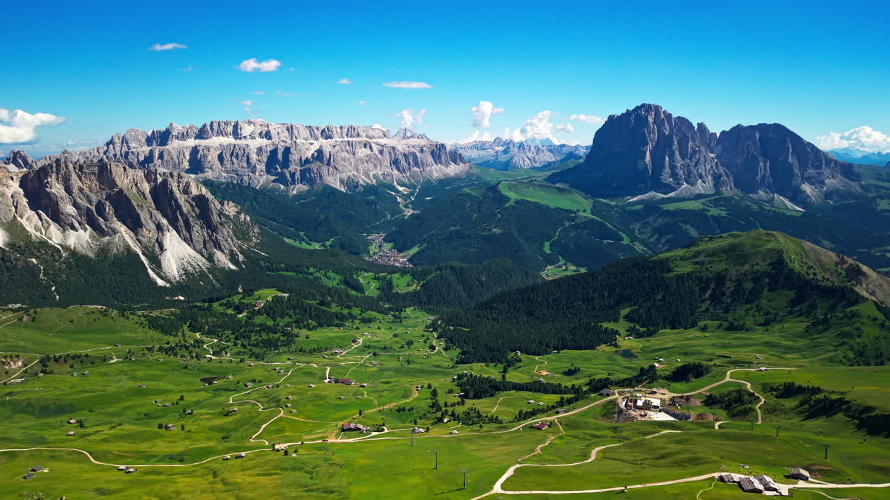 Professional 4K drone video from Mount Seceda, Italy