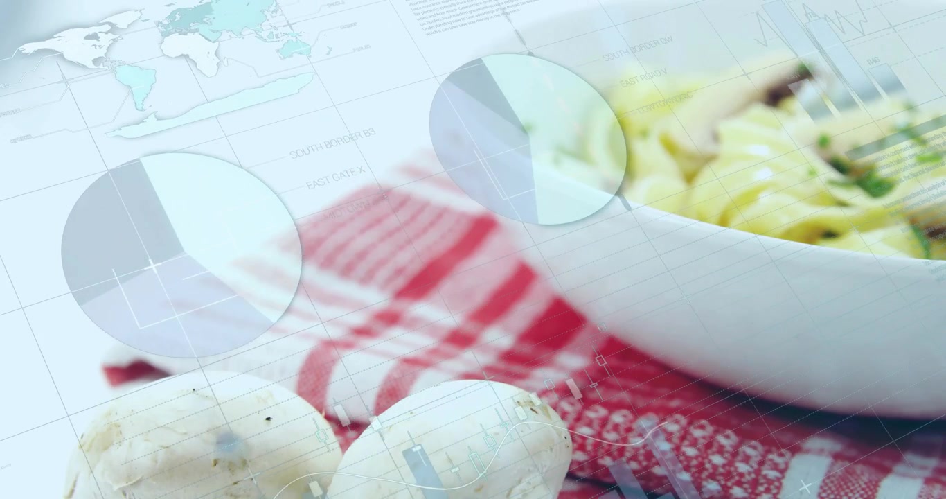 Svampepastaret med digital finansiel dataoverlejring