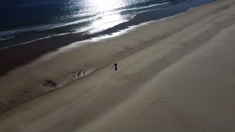 卡塞拉·維爾哈海灘的空中景色 - - 工廠地點 - - 阿爾加維的ria formosa - - 葡萄牙