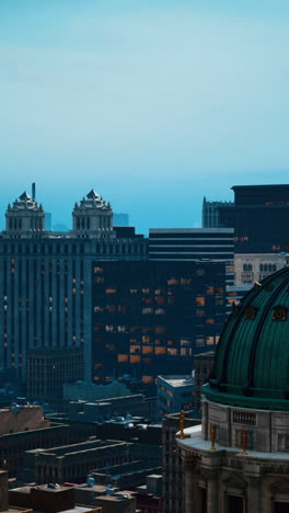 milwaukee skyline at dusk