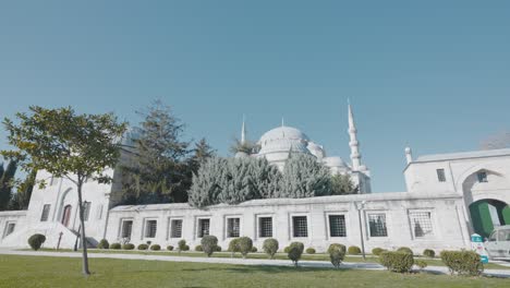 exterior view of a mosque in turkey