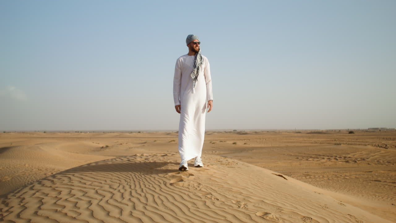 사막에 있는 아랍인