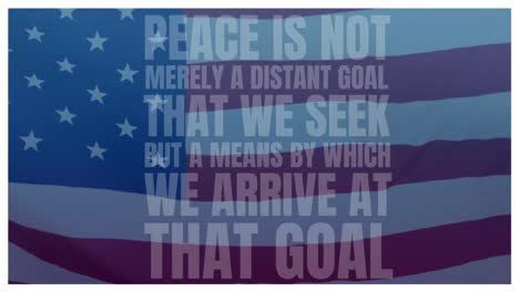 Amerikanische-Flagge-Und-Friedenszitat
