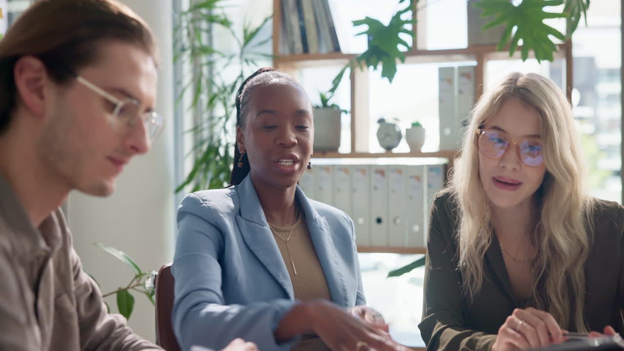 reunión de negocios en una oficina moderna