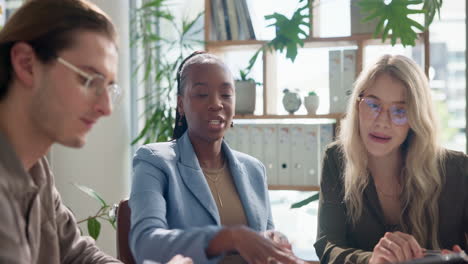 business meeting in a modern office