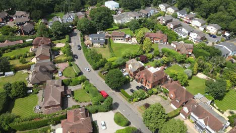 loughton essex streets and gardens 4k aerial footage