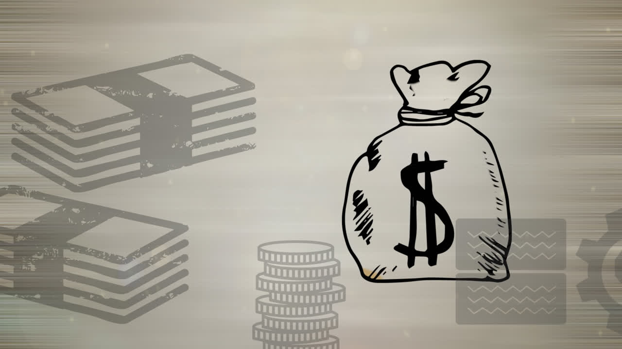 돈 가방의 디지털 복합