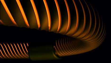 espiral geométrica resplandeciente abstracta
