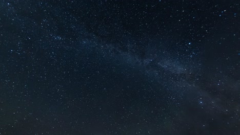 clear night sky full of falling stars, galaxy time lapse