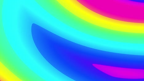 líneas de arco iris de colores que giran rápidamente