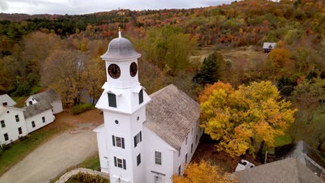 church aerial orbit in weston vermont