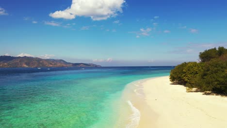 tropical island beach travel background