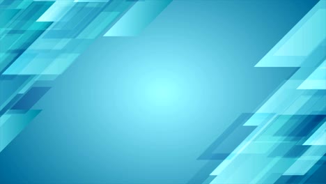 diseño de movimiento tecnológico abstracto geométrico azul