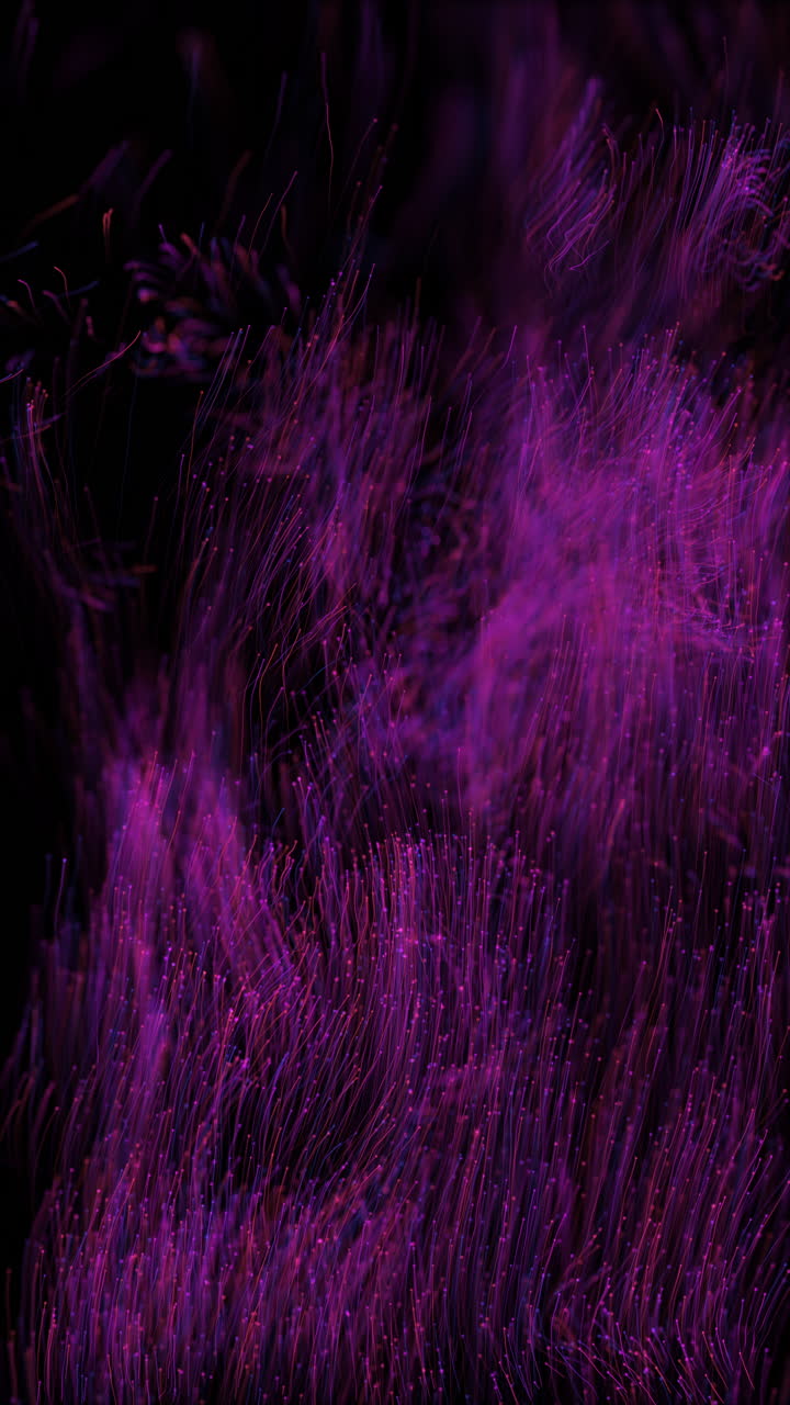 Flowing Optical Fiber Particles Fly Loop