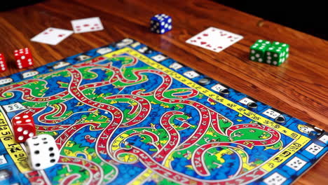 dice and board game