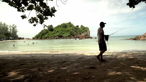 Lapso-De-Tiempo-De-Una-Playa-En-El-Sur-De-Tailandia