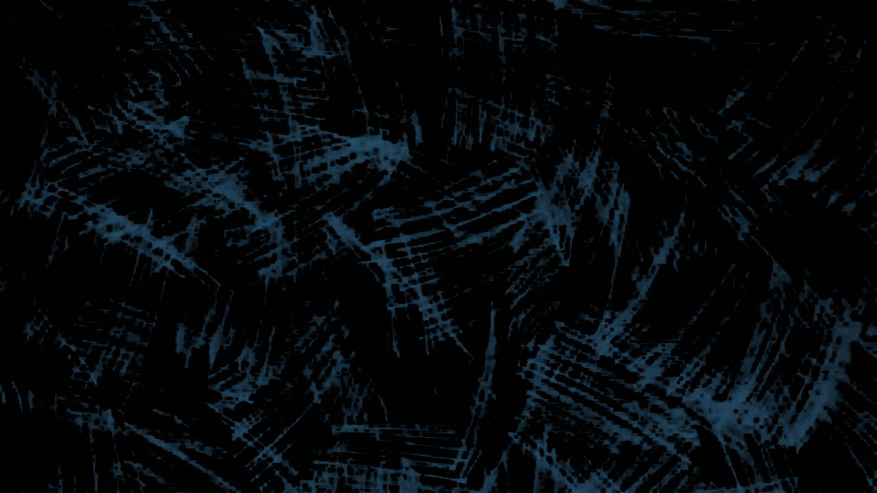 misterioso diseño abstracto negro y azul con líneas y formas ásperas