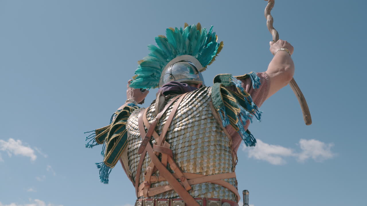 Roman Soldier in Ceremonial Attire