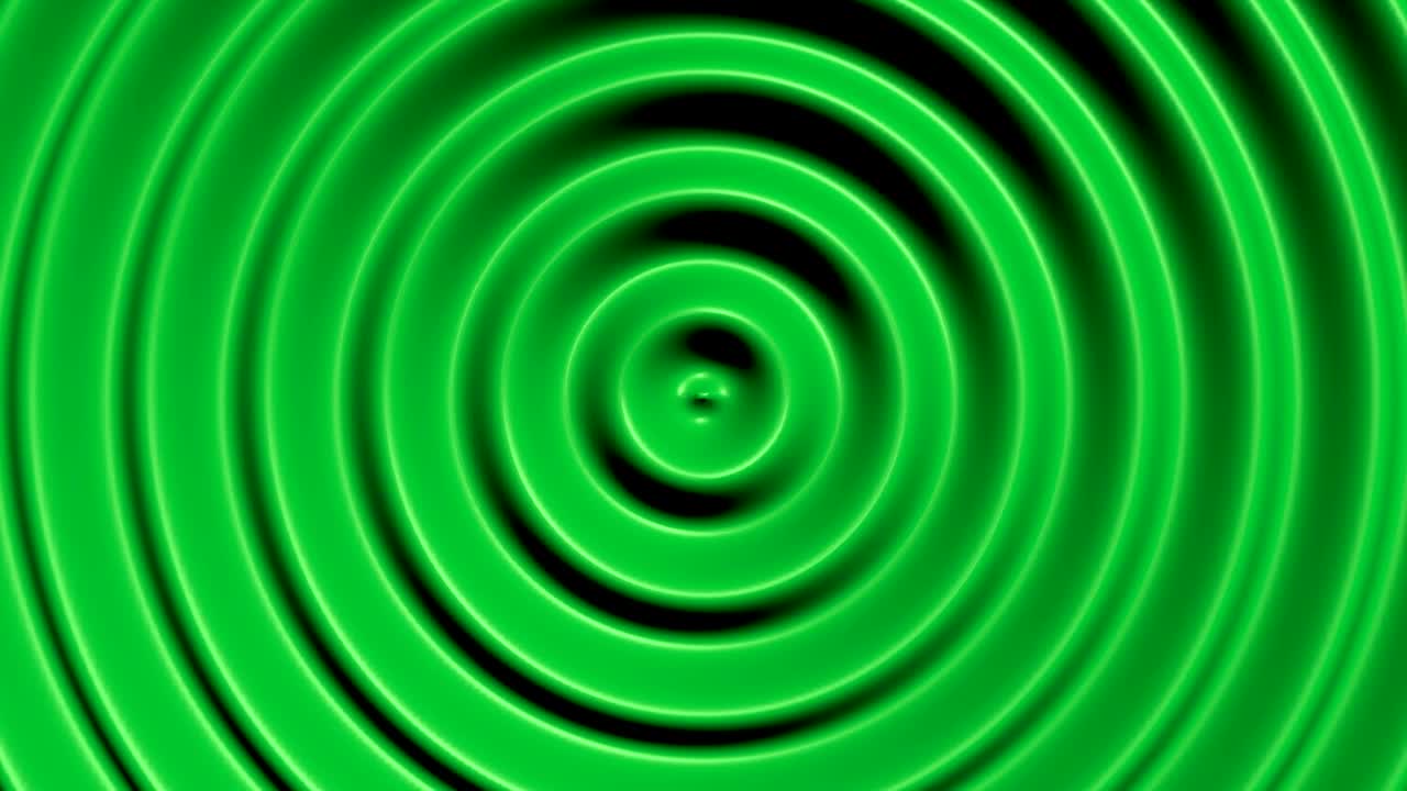 Concentric circles with hypnotic effect, colored water resonance background pattern