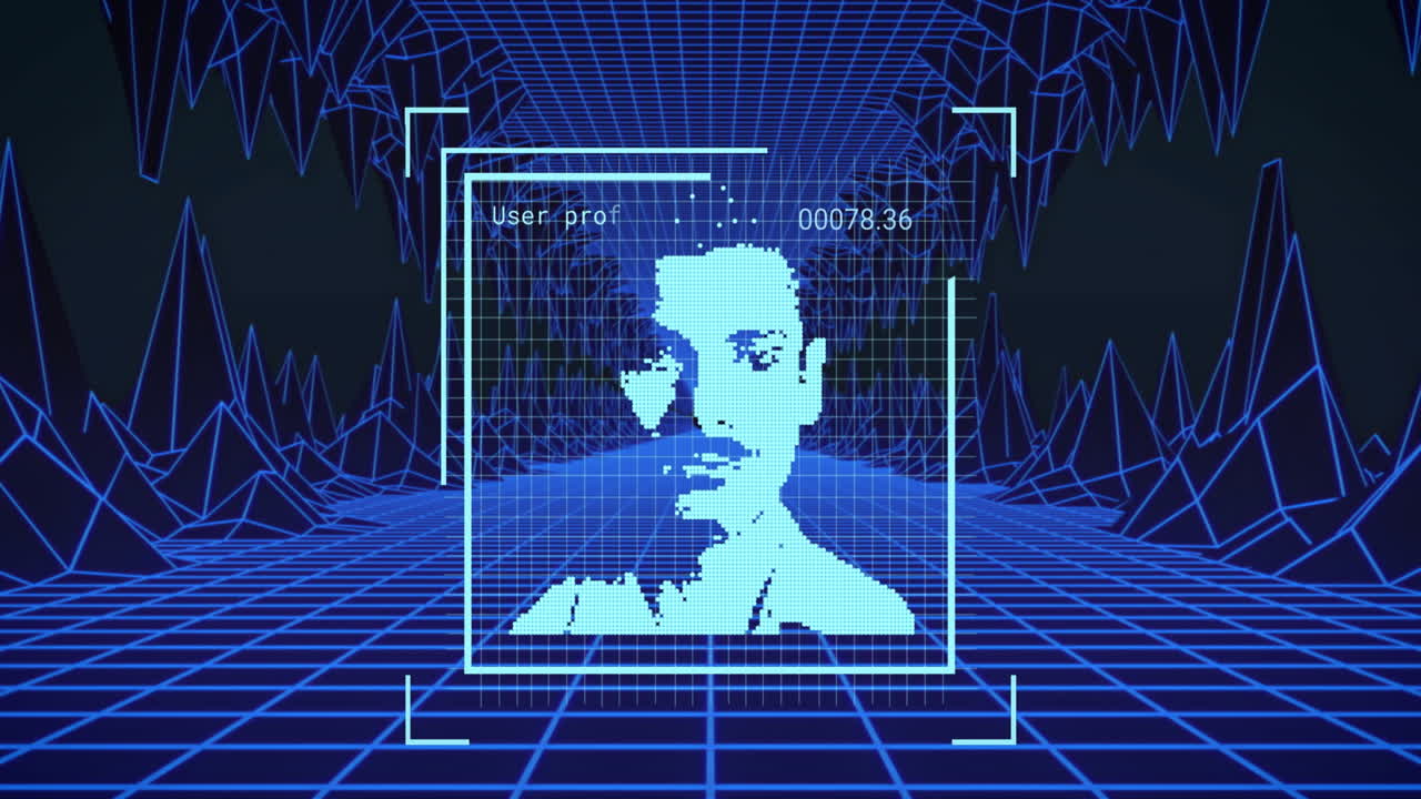 animación de fotos de usuarios en el espacio digital